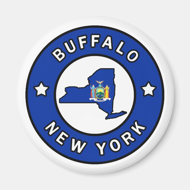 Imán Buffalo Nueva York (Frente)