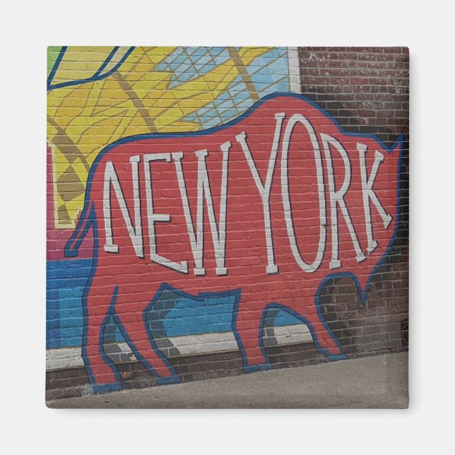Imán Buffalo Nueva York (Frente)