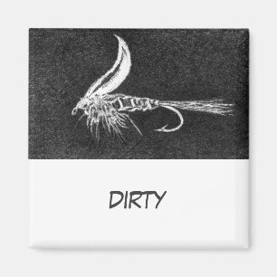 Imán "Buggy Wet Fly" Dish Washer Status Magnet