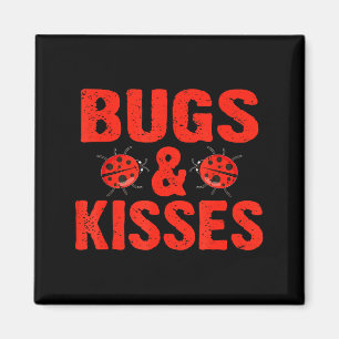 Imán Bugs & Besos Abrazos Mariquitas Día de San Val