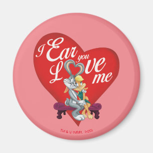 Imán BUGS BUNNY™ & Lola Bunny - Te Amo con Locura