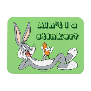 Imán BUGS BUNNY™ MIENTRAS Abajo La Zanahoria De Comer