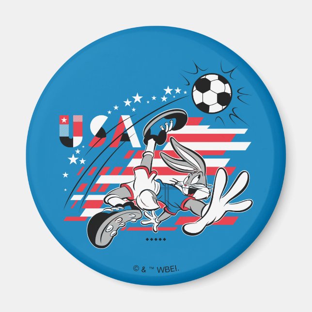Imán BUGS BUNNY™ Team USA Soccer Graphic (Frente)