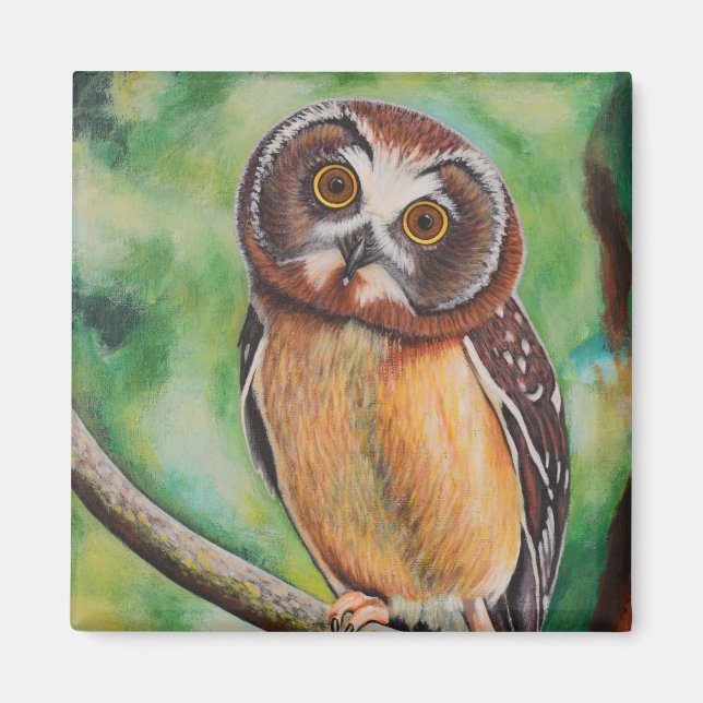 Imán búho (Frente)