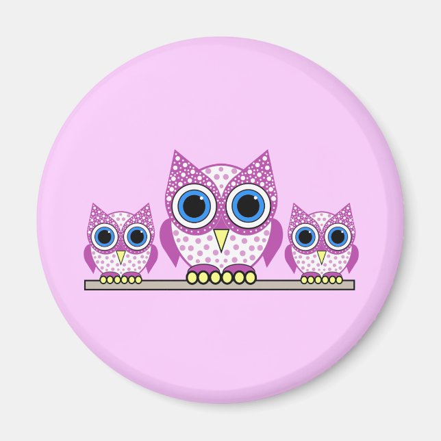 Imán búho (Frente)