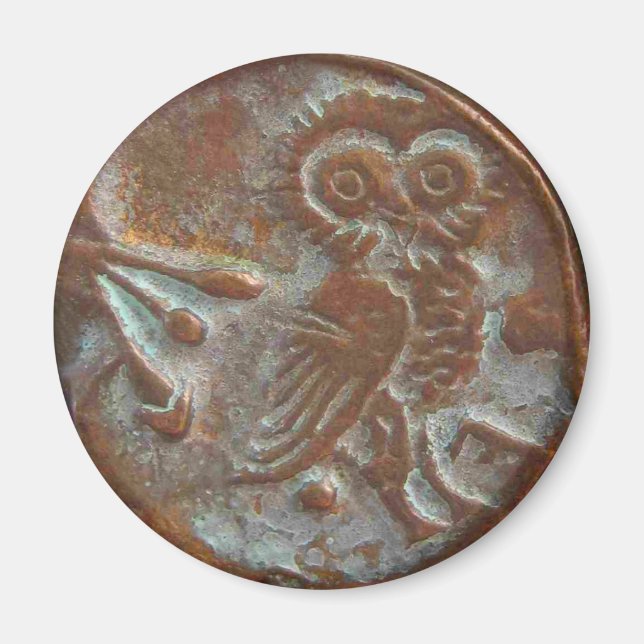 Imán Búho de Atenas (Frente)