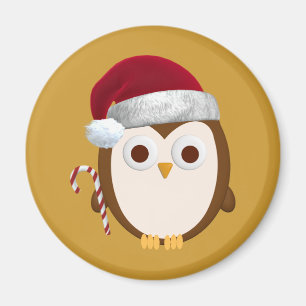 Imán Búho del navidad