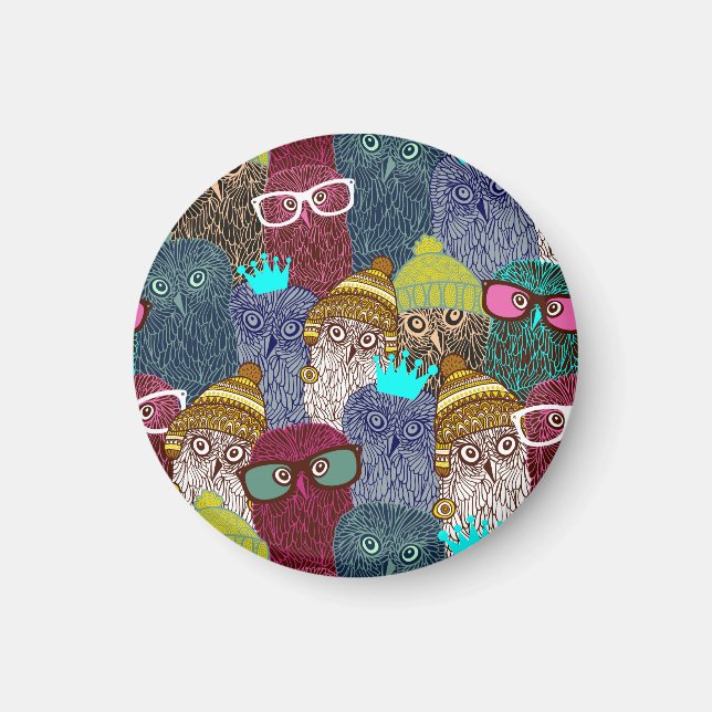 Imán Búho en la corona (Frente)