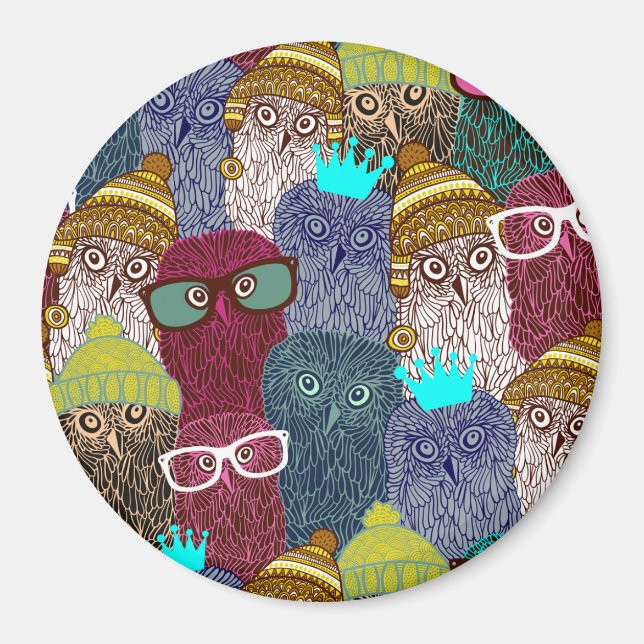 Imán Búho en la corona (Frente)