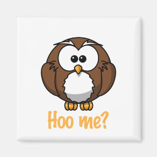 Imán ¿Búho inocente - "Hoo yo? "