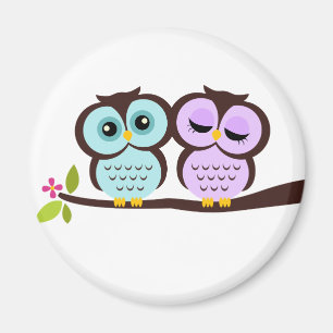 Imán Búhos adorables