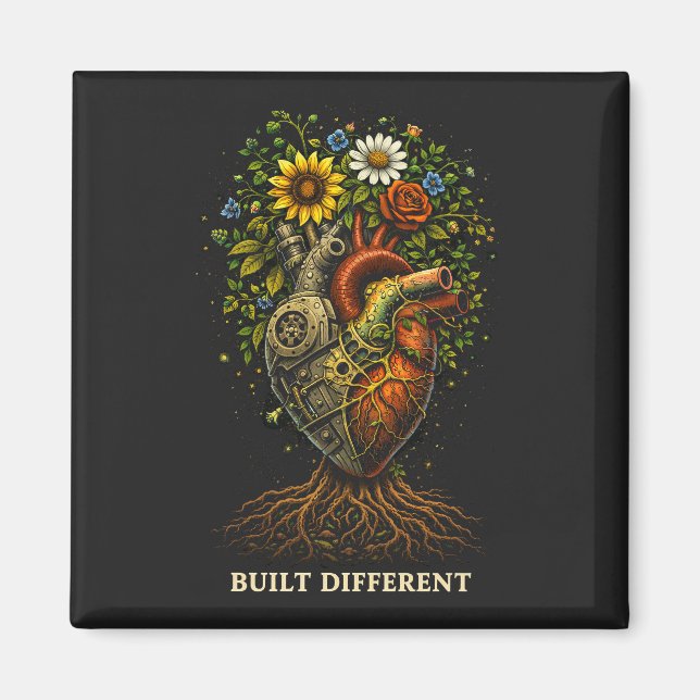 Imán Built Different (Frente)