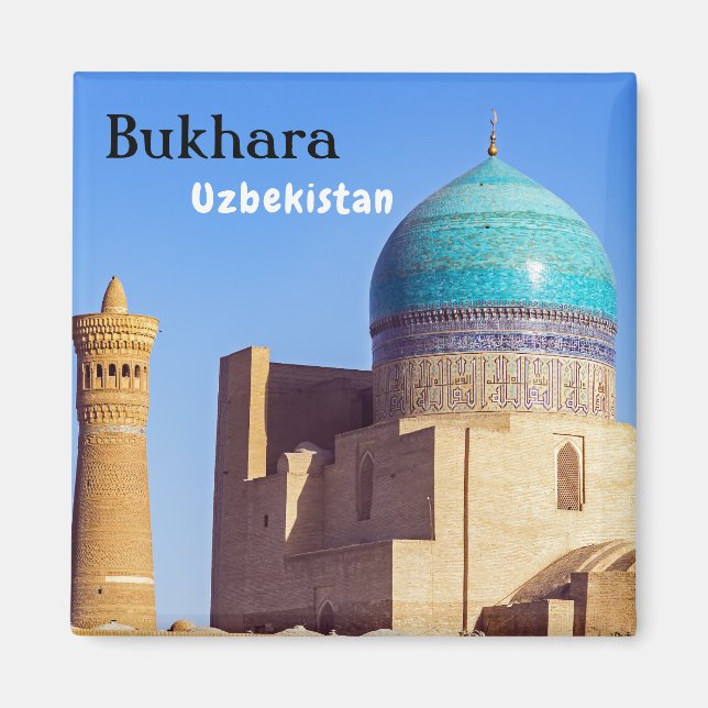 Imán Bukhara, Uzbekistán - Mezquita Kalyan (Frente)