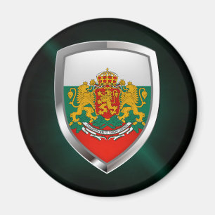 Imán Bulgaria Emblema metálico