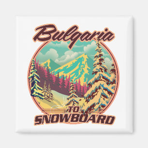 Imán Bulgaria para Snowboard
