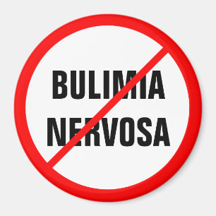 Imán Bulimia nervosa Prohibido!