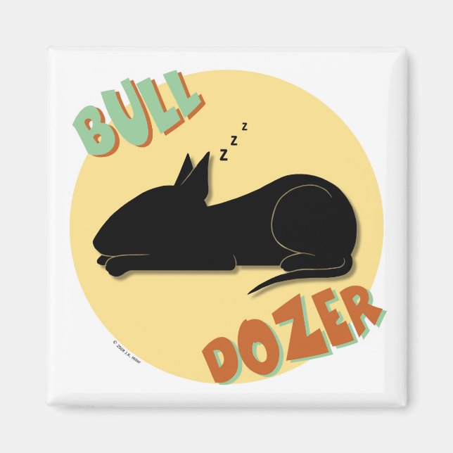 Imán Bull Dozer Magnet (Frente)