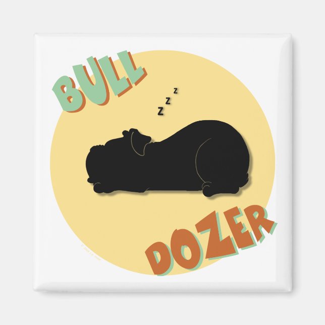 Imán Bull Dozer Magnet (Frente)