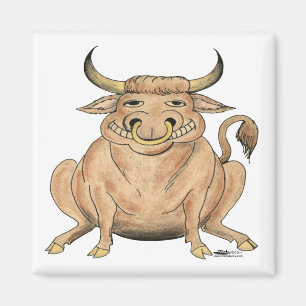 Imán Bull feliz
