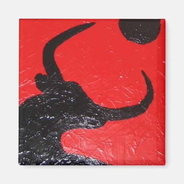 Imán Bull Magnet (Frente)