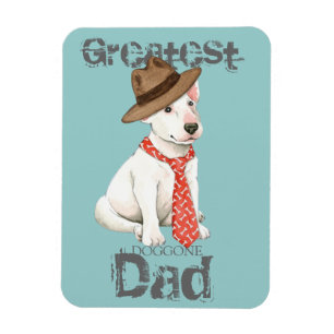 Imán Bull Terrier Dad