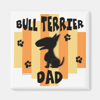 Imán Bull Terrier Dad Magnet