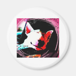 Imán bull terrier en inglés