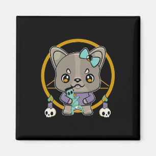 Imán Bulldog Anime Dog Monster Doll