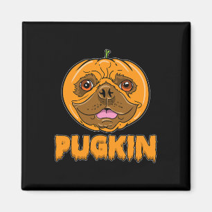 Imán Bulldog Calabaza Frenchie Pugkin Halloween