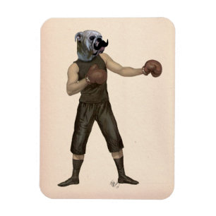 Imán Bulldog de boxeo completo 2