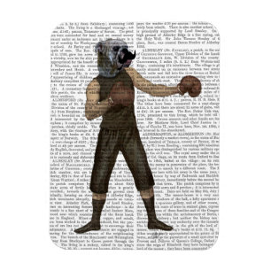 Imán Bulldog de boxeo lleno