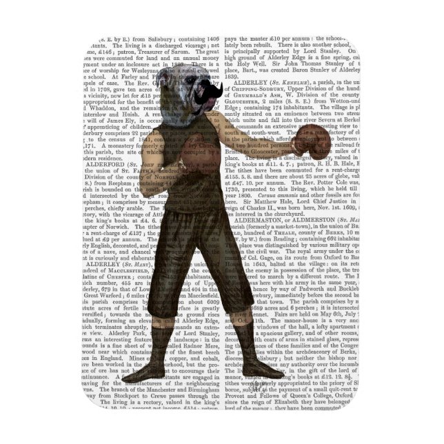 Imán Bulldog de boxeo lleno (Vertical)