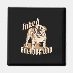 Imán Bulldog de papá, Bulldog de raza, dice dueño de pe