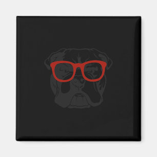 Imán Bulldog en inglés de perro