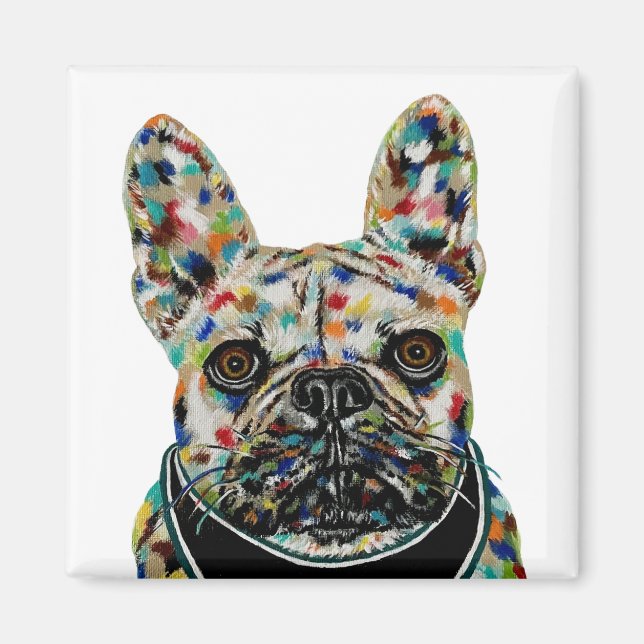 Imán Bulldog francés (Frente)