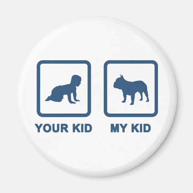 Imán Bulldog francés (Frente)