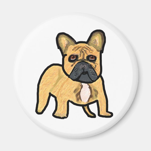 Imán Bulldog francés (Frente)