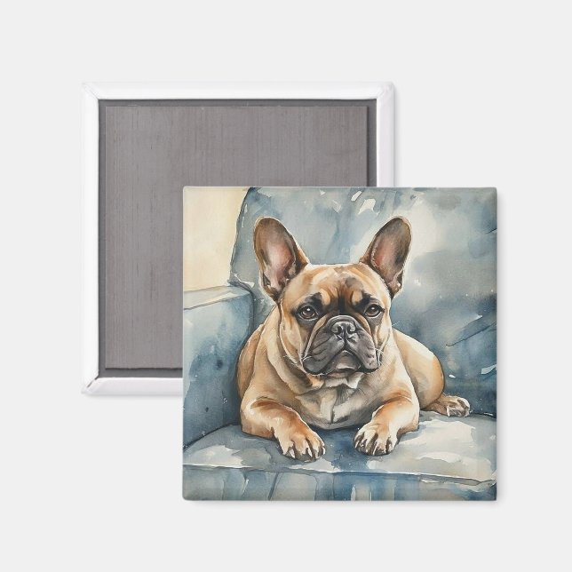 Imán Bulldog Francés (Anverso/Reverso)