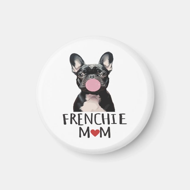 Imán Bulldog francés adorable (Frente)