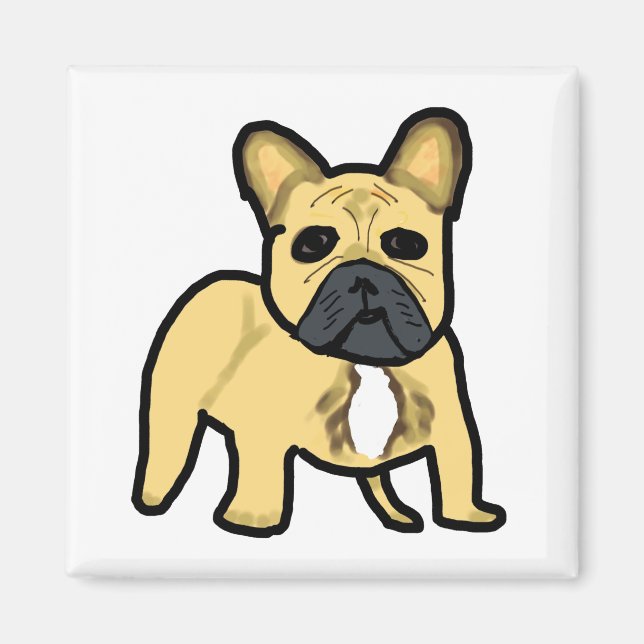 Imán Bulldog francés Frenchie (Frente)