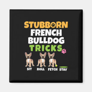 Imán Bulldog francés trucos I Perro Lover I Fun Frenchi