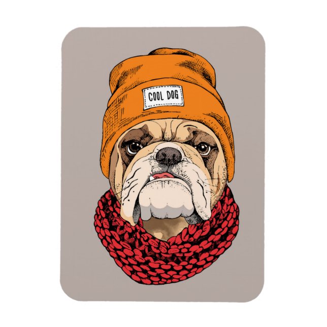 Imán Bulldog Guay (Vertical)