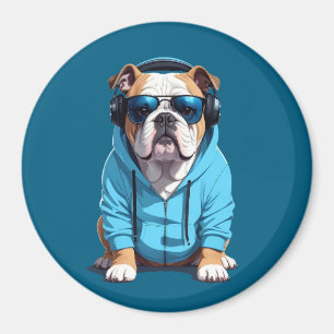 Imán Bulldog inglés con música divertida en Guay de Hoo