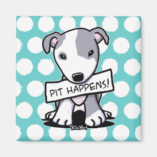 Imán Bulldog Pit Happens Pit