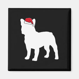 Imán Bulldog Santa Hat Navidades Pajama Cute Perro X ma