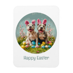 Imán Bulldoges felices de Pascua