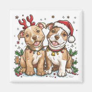 Imán Bulldoges navidades