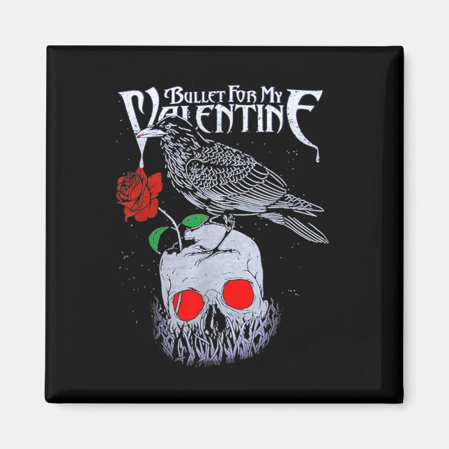 Imán Bullet Divertido Para Mi San Valentín Rosas De Crá (Frente)