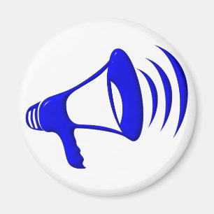 Imán Bullhorn - Añade tus propias palabras