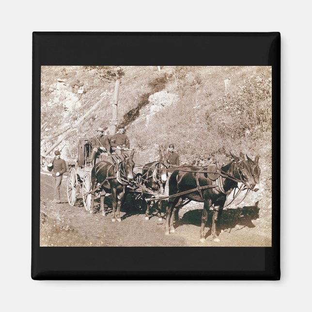 Imán Bullion Stage Coach Vintage (Frente)